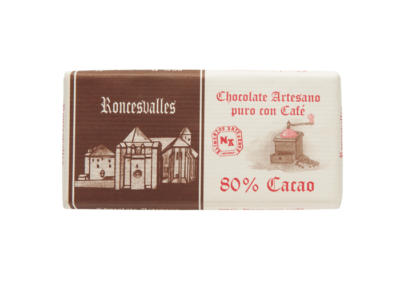 Chocolate 80% Cacao con café