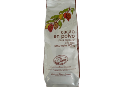 Cacao en polvo con azúcar